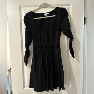 Topshop black baby doll dress